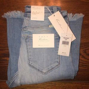 High Waisted Flare Light Wash Jeans